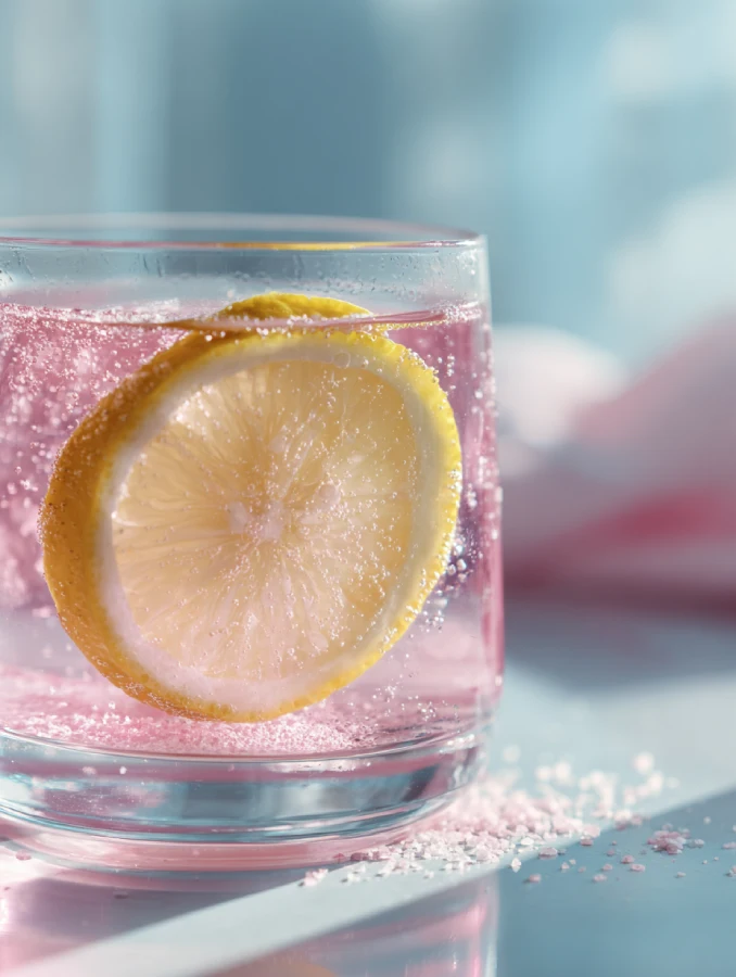 What Is the Pink Salt Trick? Simple Recipe, Real Results & Reviews Natural pink salt drink with fresh lemon