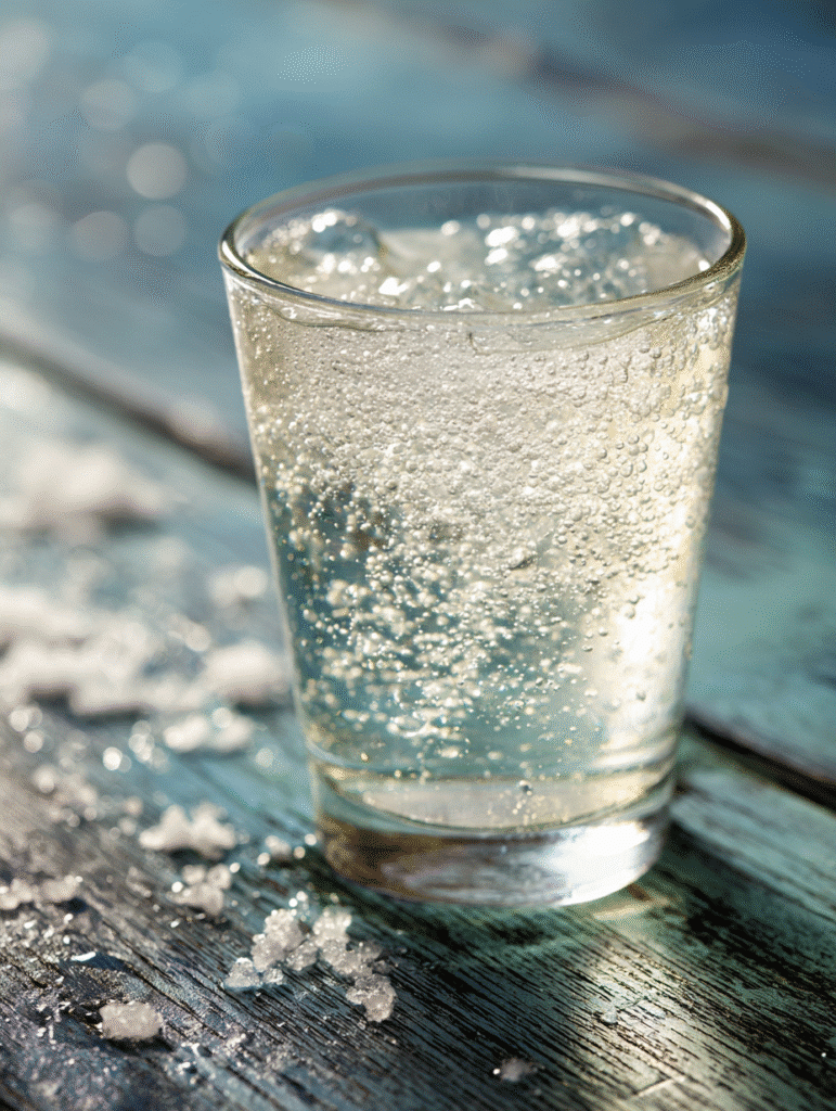 Celtic Salt Trick: The Simple Salt Fix Men Are Swearing By Celtic salt in water glass for hydration hack