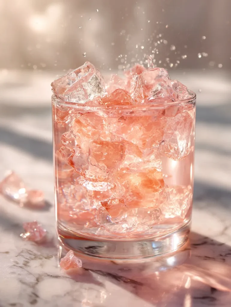Salt and Ice Weight Loss Recipe: Simple 4-Step Method That Works Japanese-style pink salt and crystal-clear ice beverage
