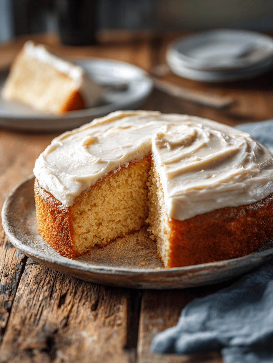 moist gluten free cake with soft crumb texture