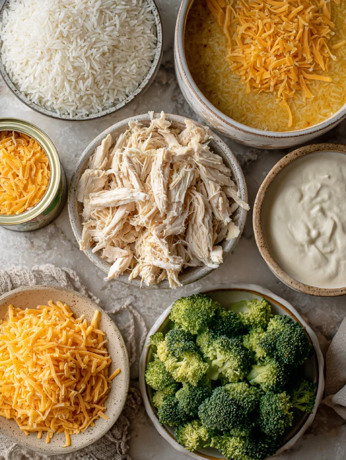 Cheesy Chicken Broccoli Rice Casserole Cheesy Chicken Broccoli Rice Casserole