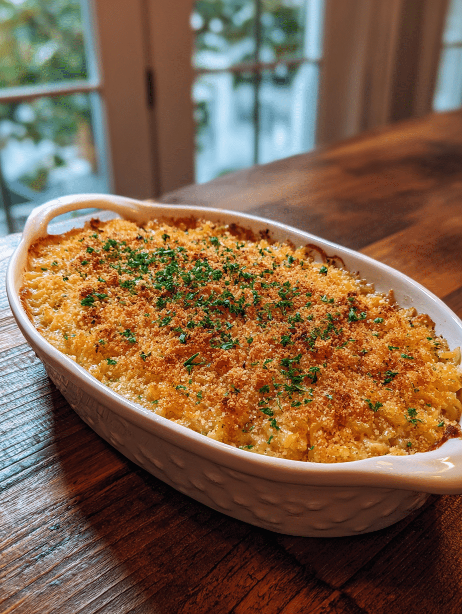 Tuna Casserole Recipe Tuna casserole fresh from the oven with golden topping
