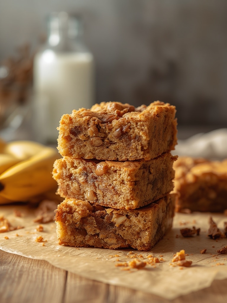 Banana blondies recipe