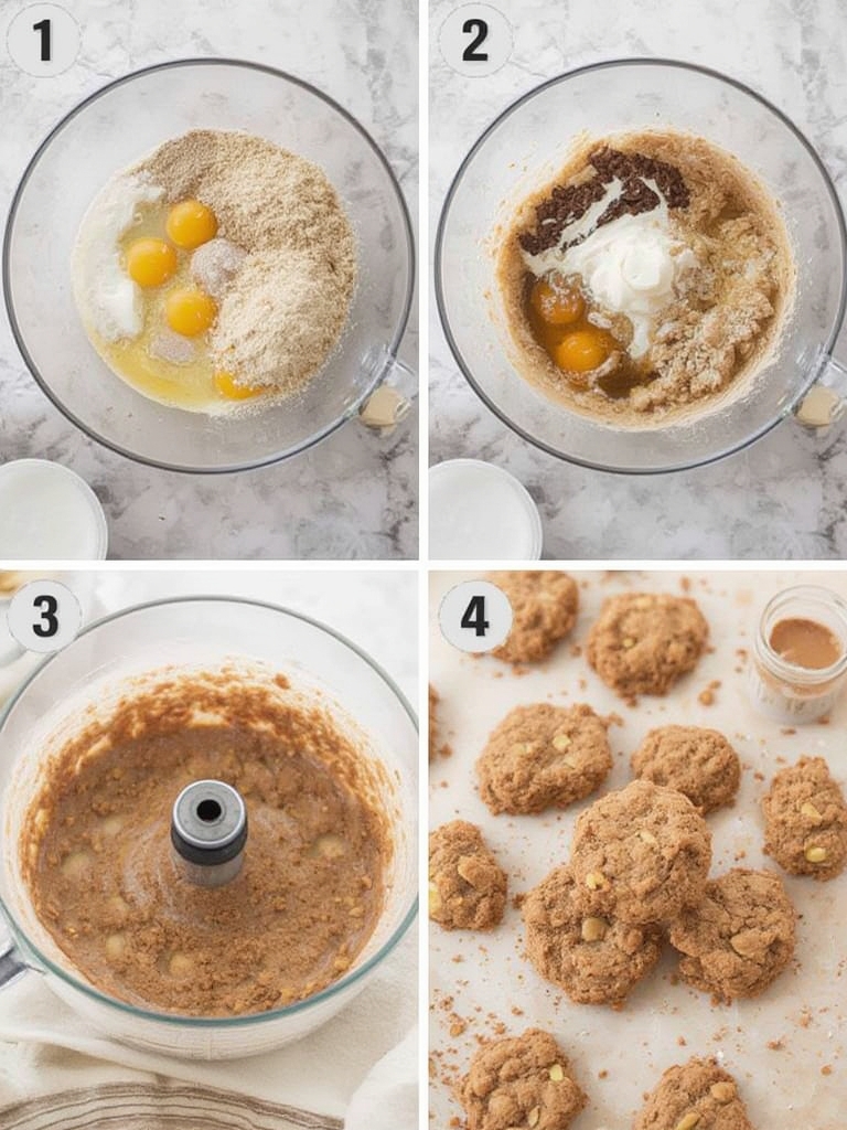 Banana bread cookies ingredients