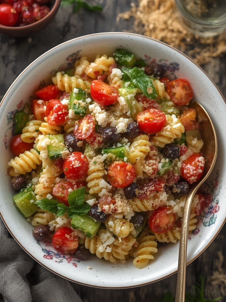 Cold pasta salad