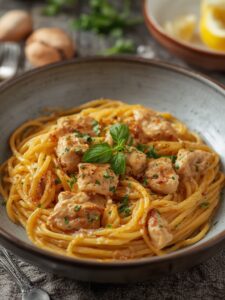 Creamy chicken pasta