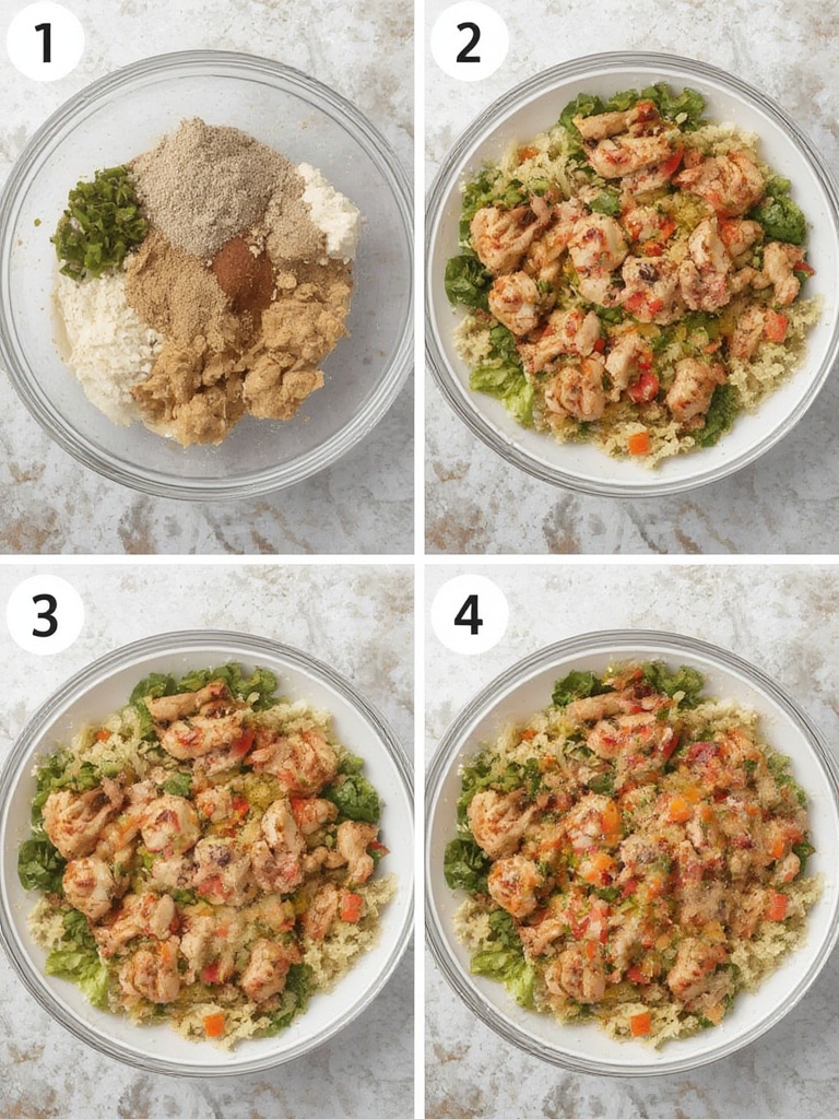 Grilled chicken bowl ingredients