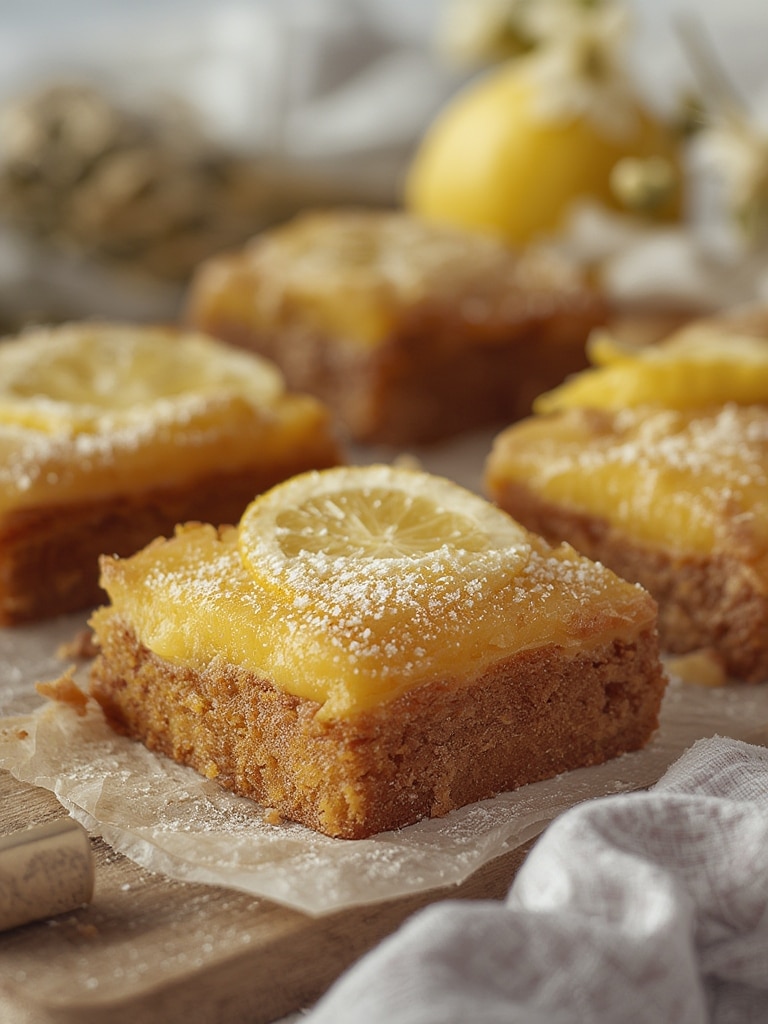 Lemon brownies recipe