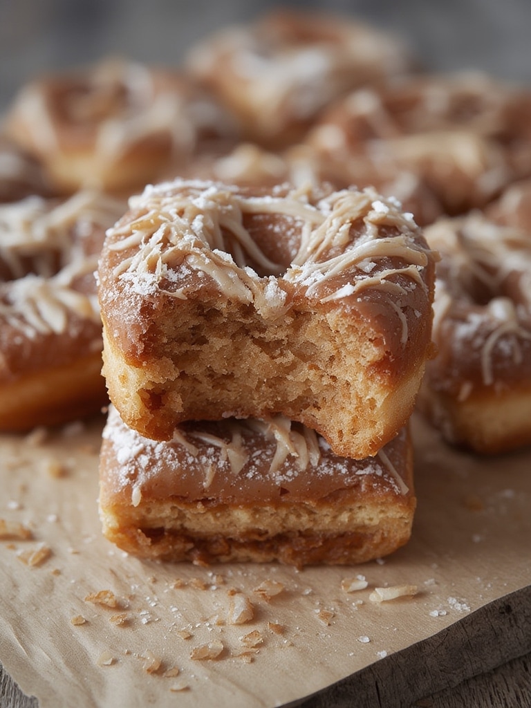Maple donut bars