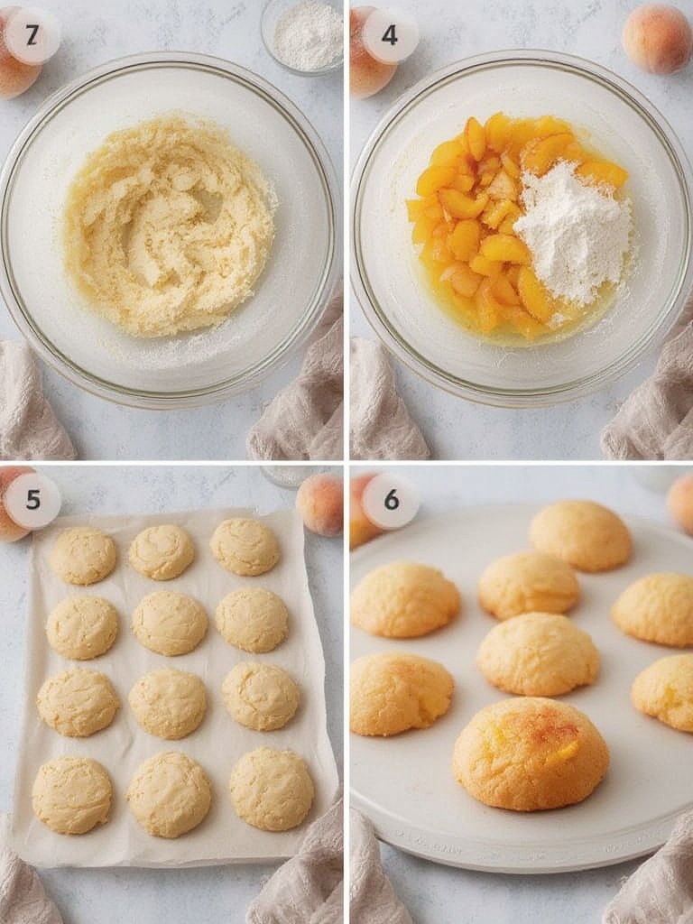 Peach cookies recipe ingredients