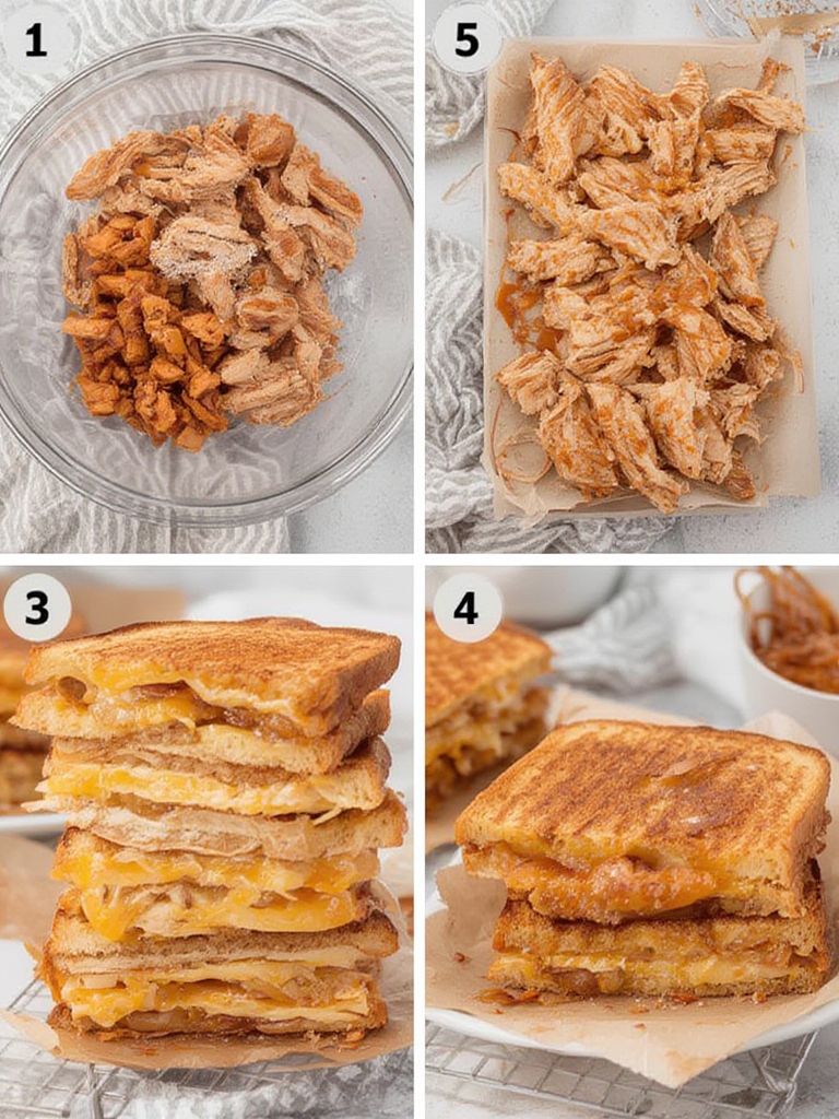 bbq chicken grilled cheese ingredients