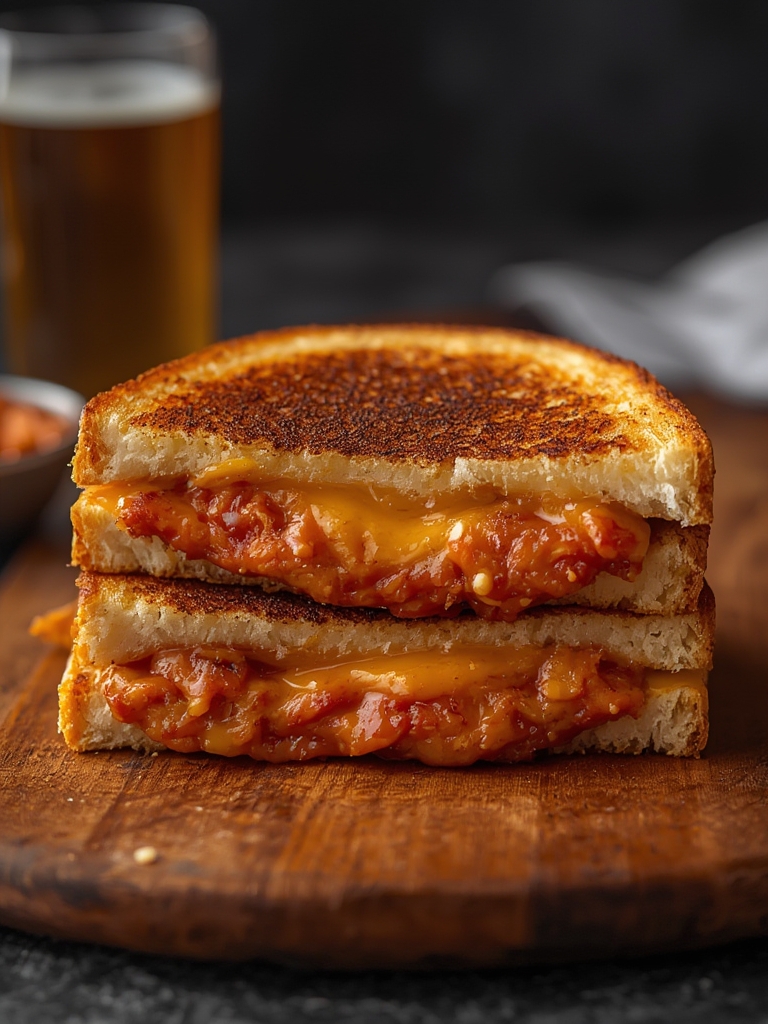 bbq chicken grilled cheese