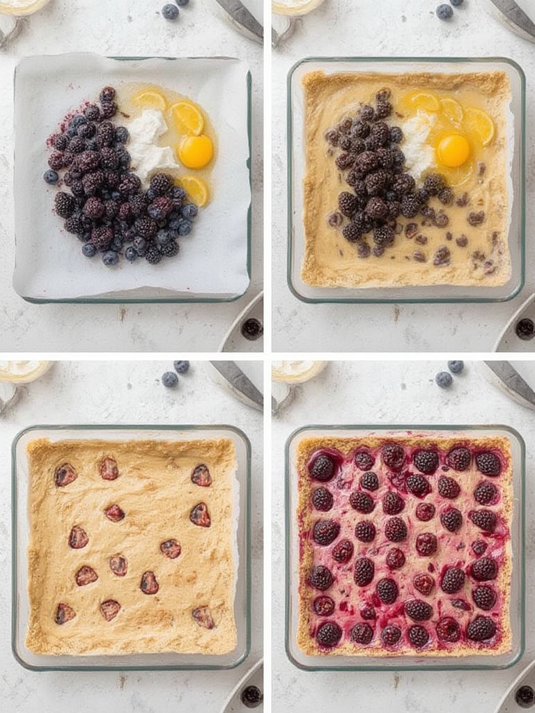 blackberry lemon squares ingredients