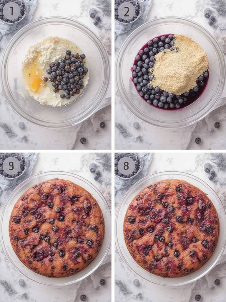 blueberry upside down cake ingredients