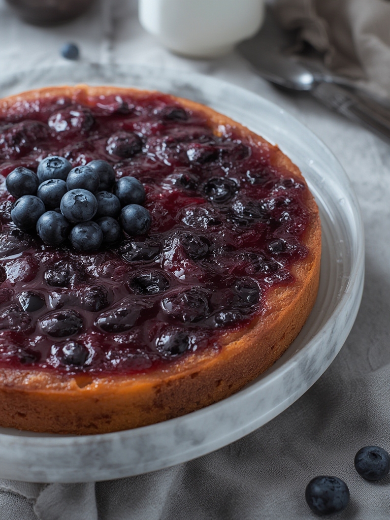 blueberry upside down cake