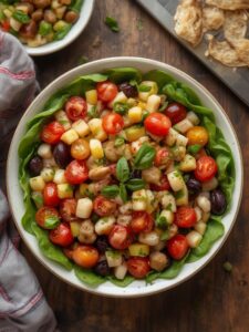 mediterranean bean salad