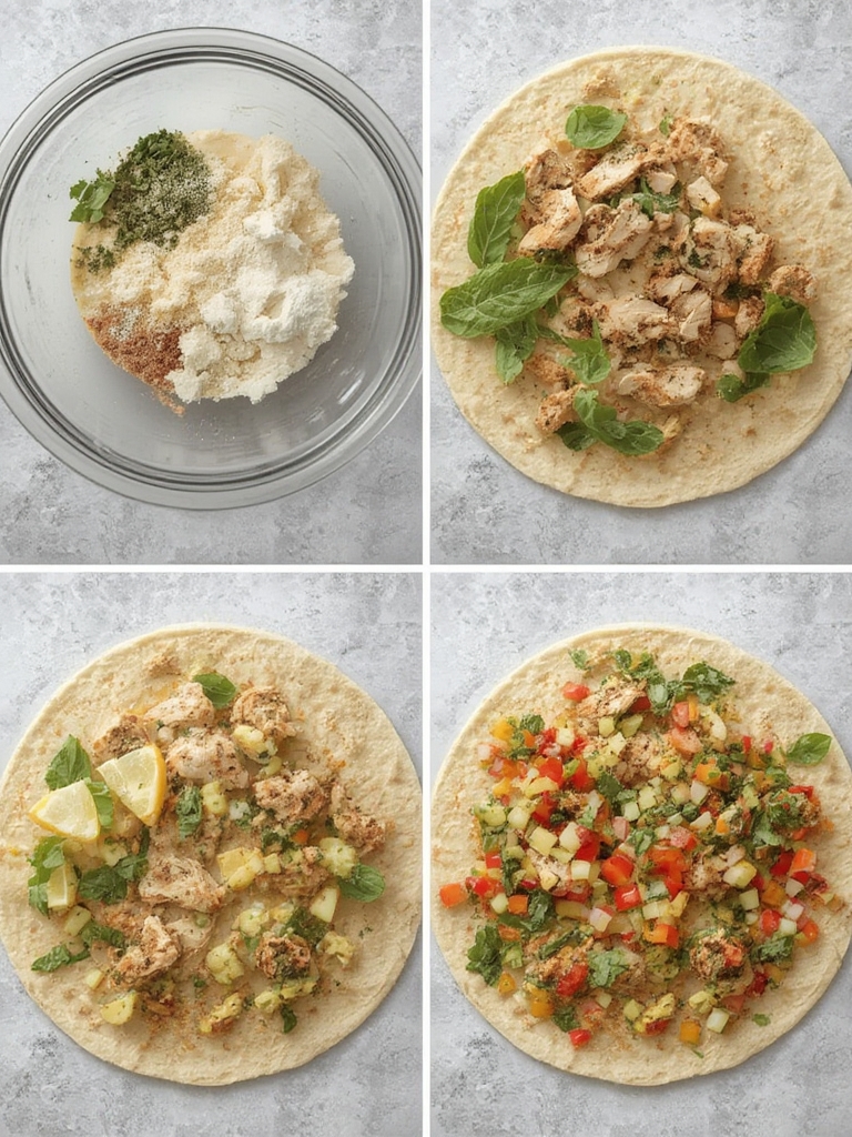 mediterranean chicken wraps ingredients