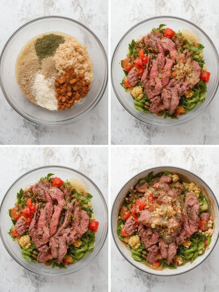 mediterranean steak bowl ingredients