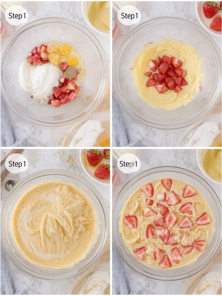 strawberry lemon cake ingredients