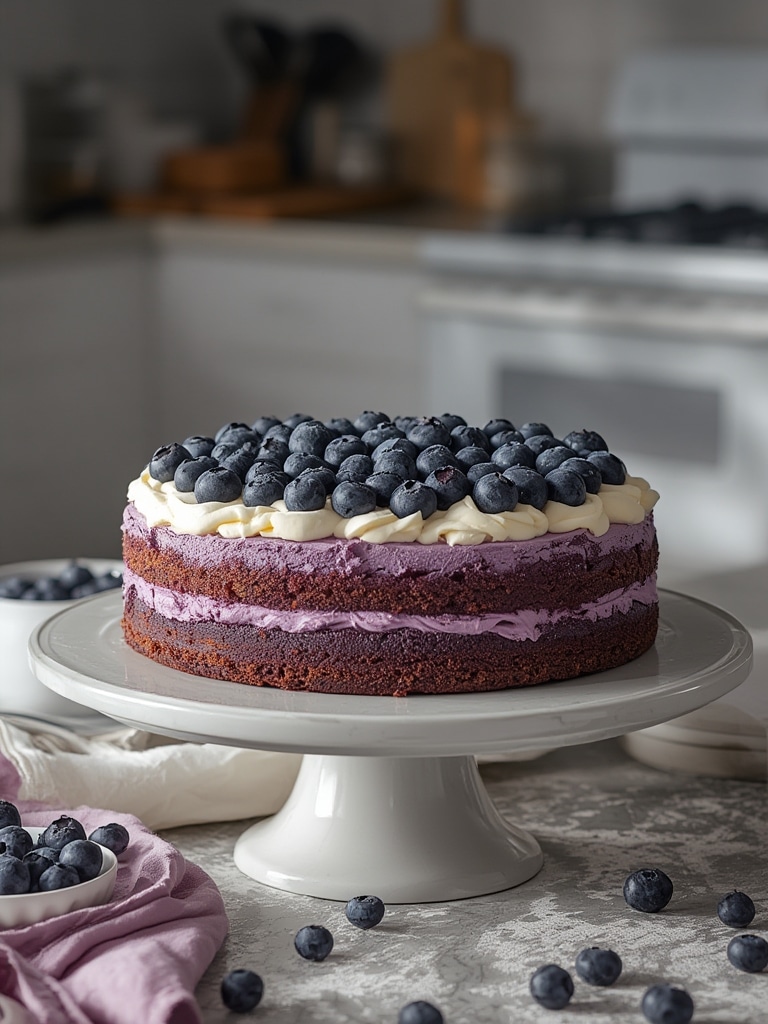 Blueberry sheet cake