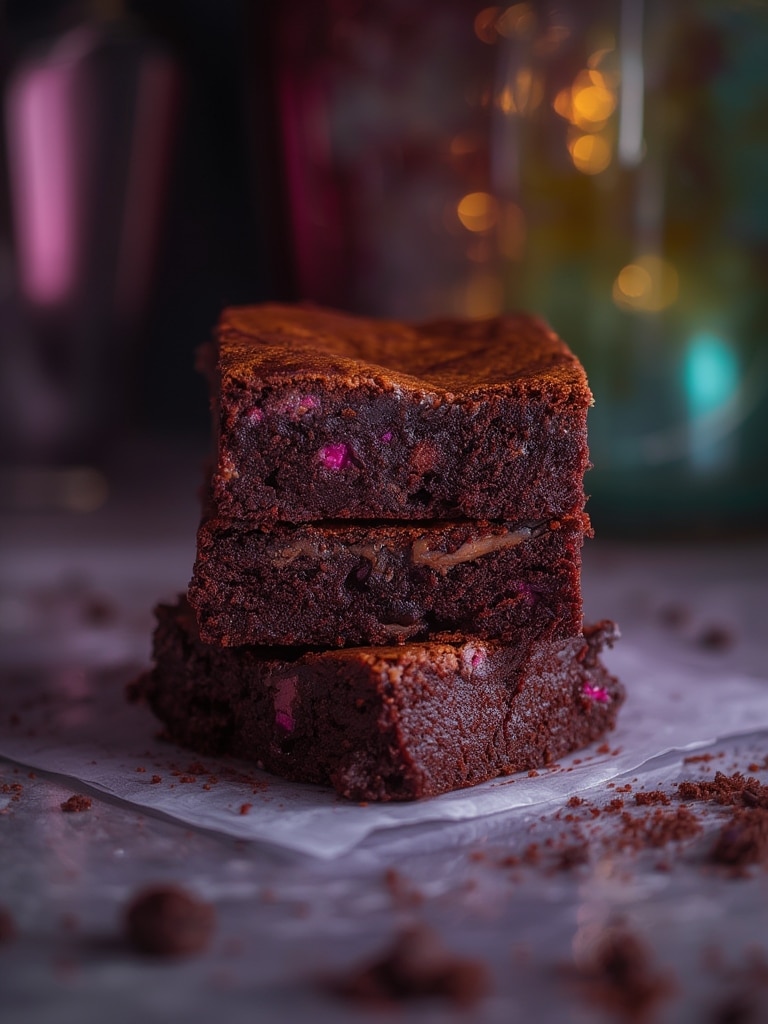 Homemade cosmic brownies