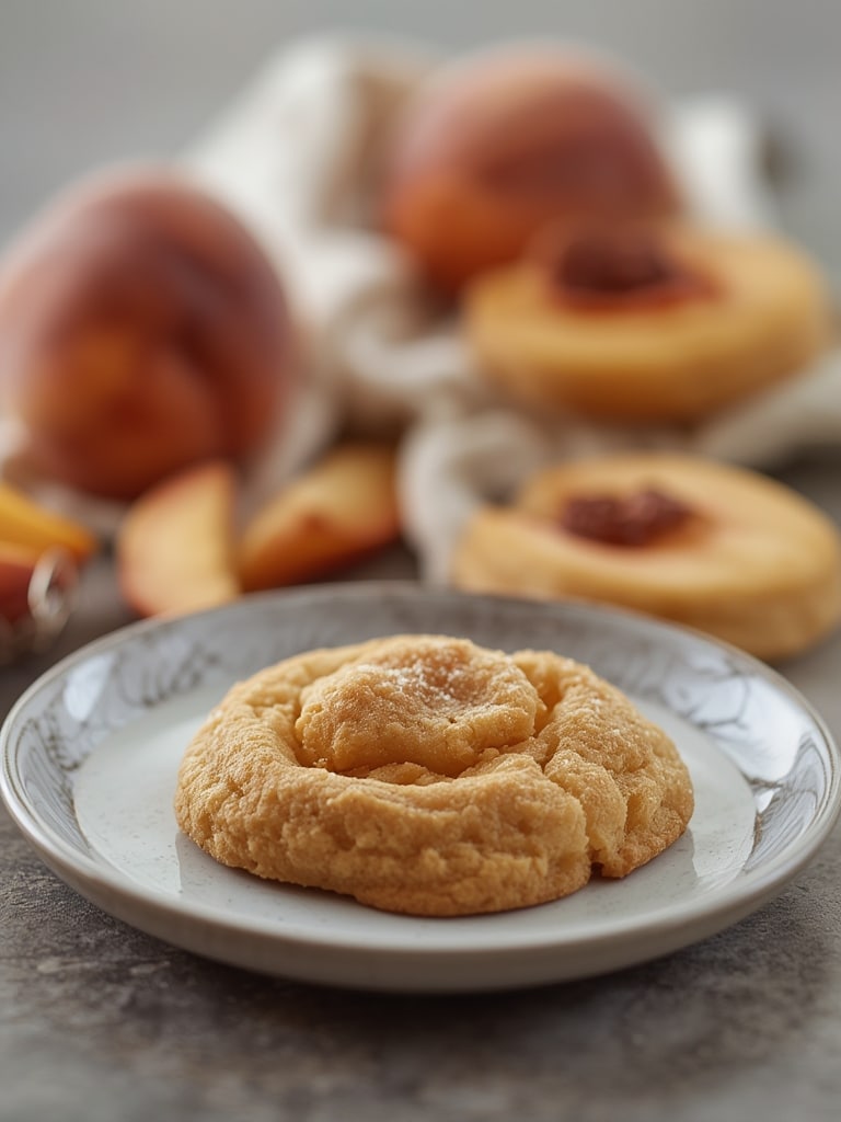 Peach cobbler cookies