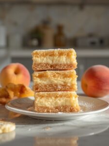Peaches and cream bars