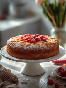 Rhubarb cake recipe