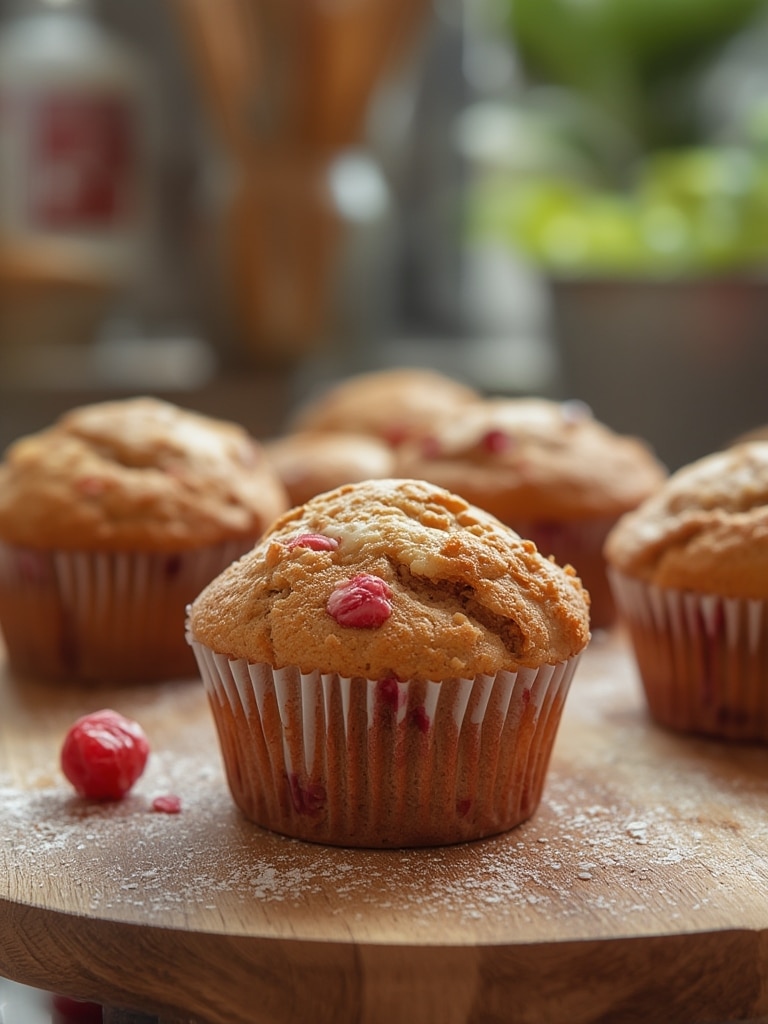 Rhubarb muffins recipe