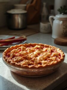 Rhubarb pie recipe