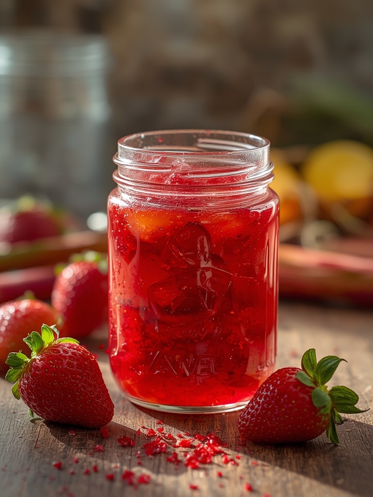 Strawberry Rhubarb Jam Strawberry rhubarb jam